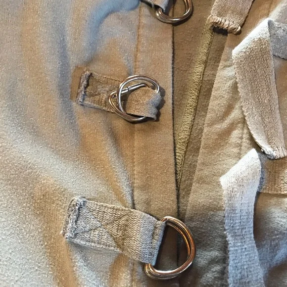 RETRO RAG DOLL CROP JACKET 80s cotton patches S - Picture 3 of 6